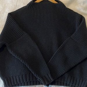 Laumės wool sweater by knotty ones in black